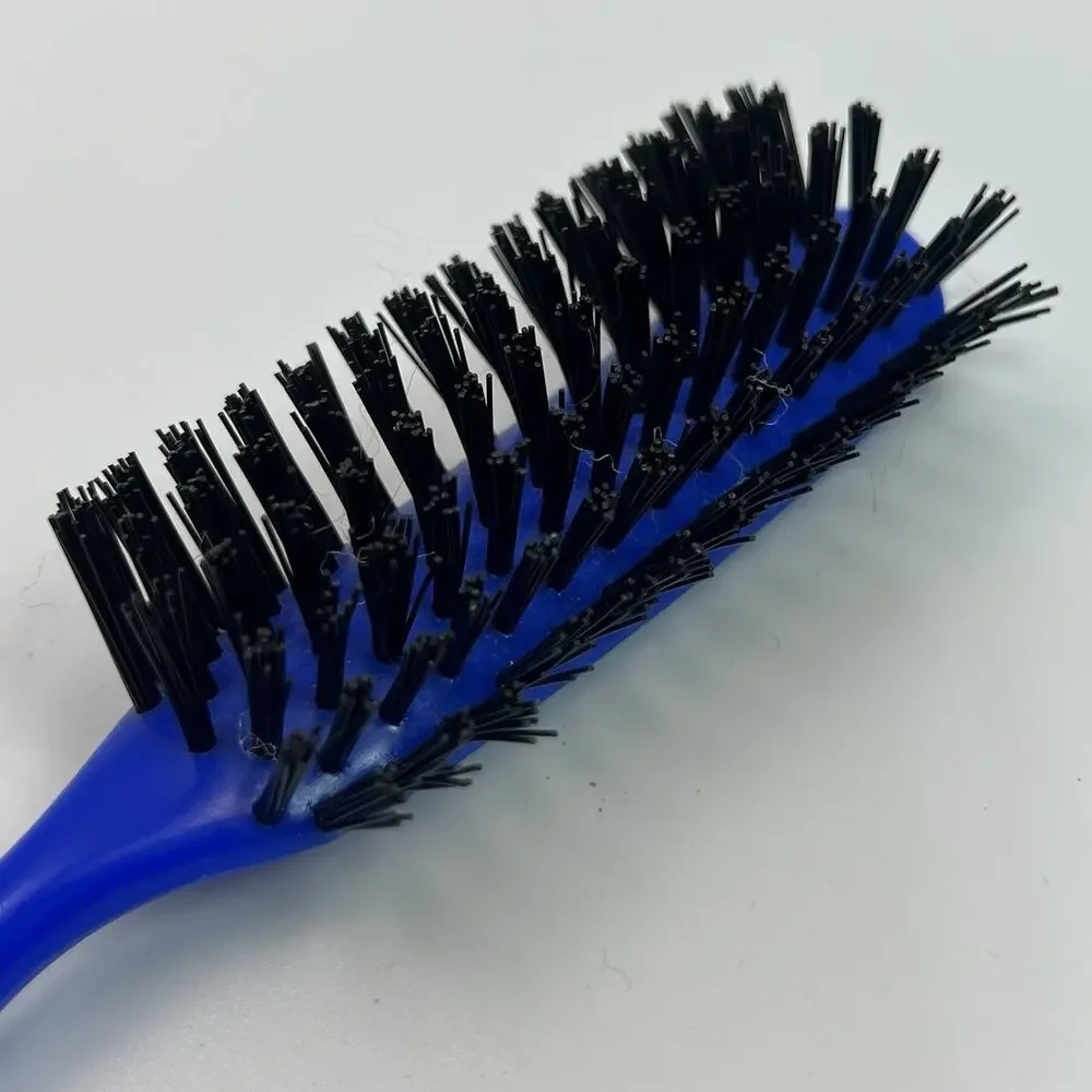 Vintage Headstrong Blue Plastic Hair Styling Brush Pocket Travel Plastic 7